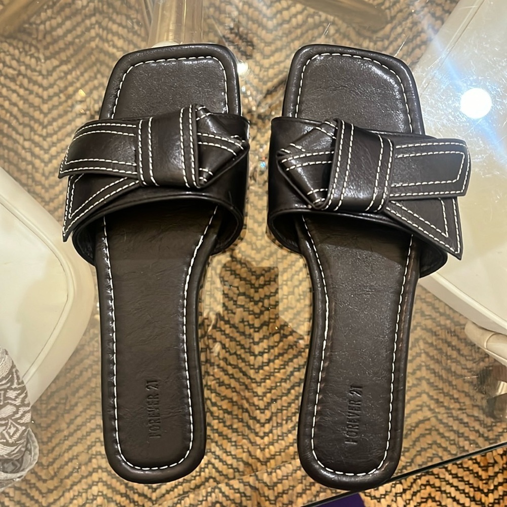 NEW F21 Slide Sandals
